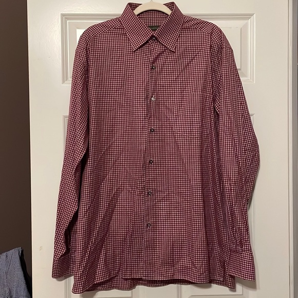 Ermenegildo Zegna long sleeve‎ button down shirt size XL - Picture 1 of 5